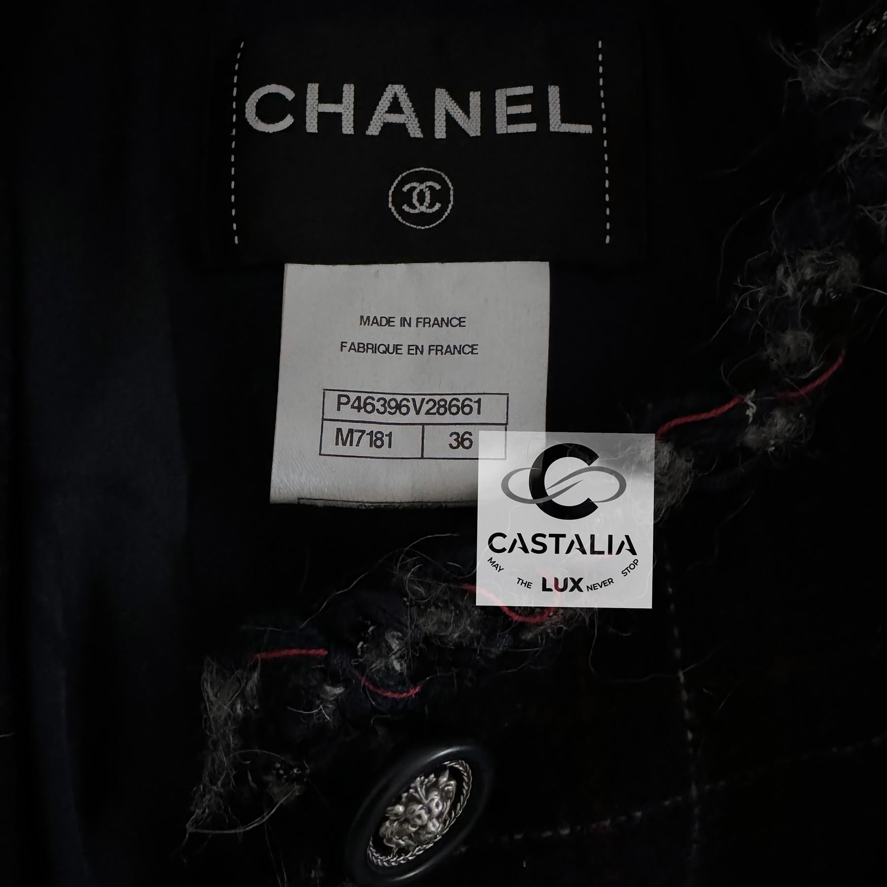 Chanel Rarest Paris / Edinburgh Tartan Coat For Sale 5