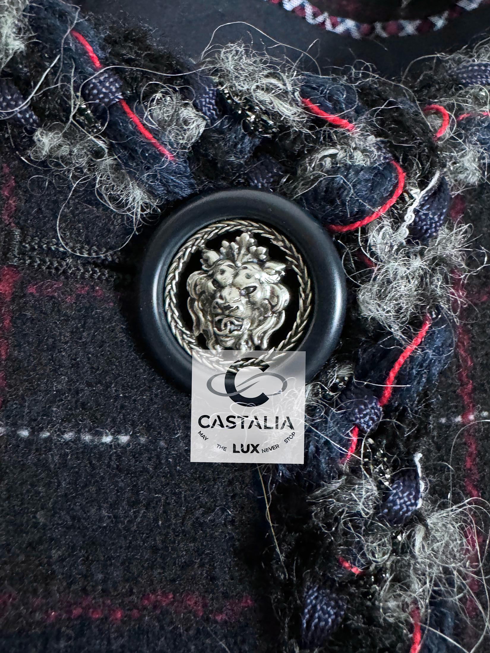 Women's or Men's Chanel Rarest Paris / Edinburgh Tartan Coat For Sale