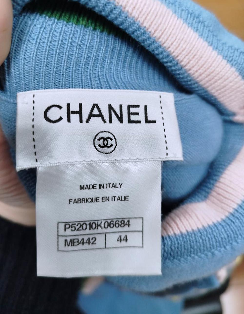 CHANEL Rarest Paris / Salzburg Blaues Edelweißkleid 7