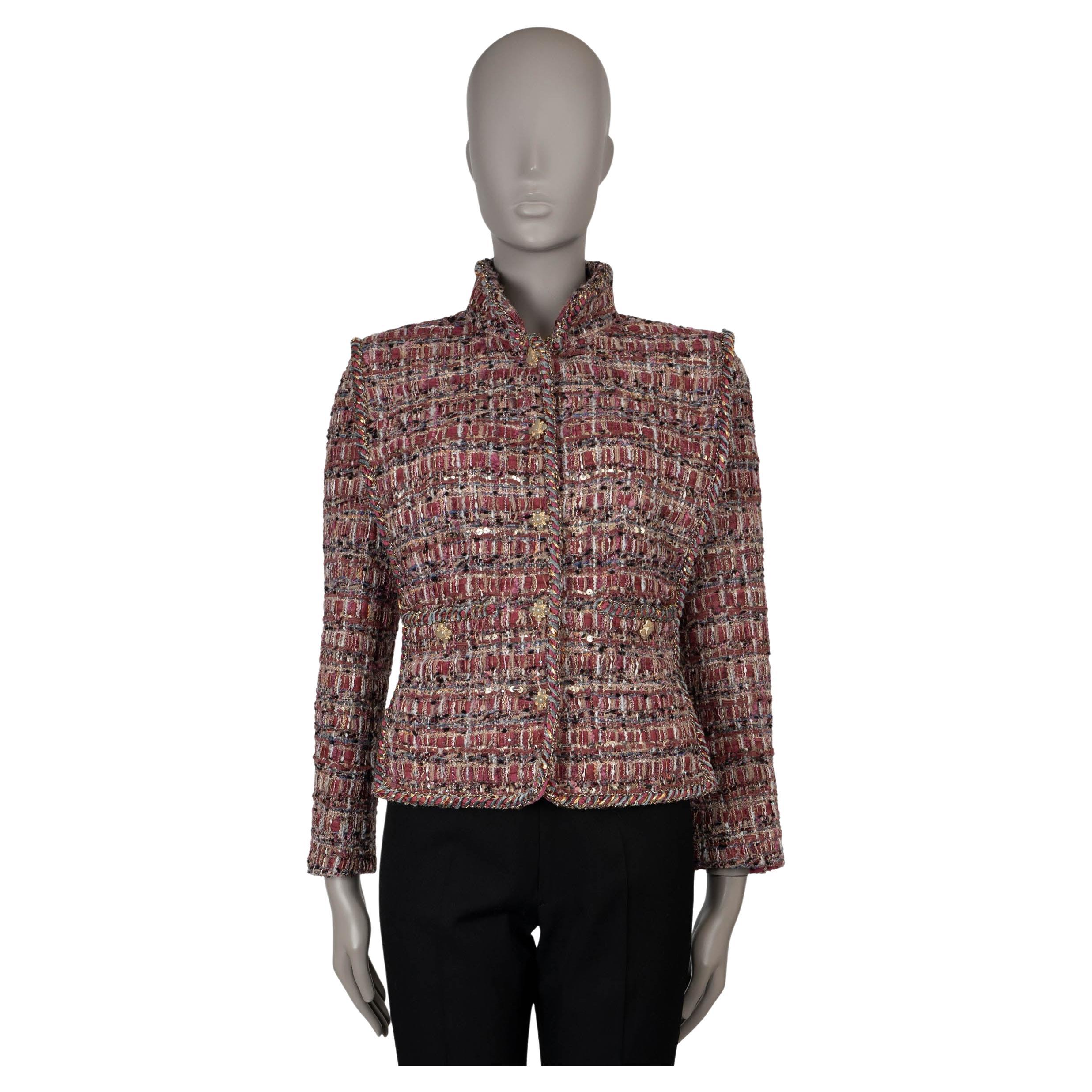 CHANEL 21A CHATEAU DES DAMES TWEED Jacket 36 XS en vente