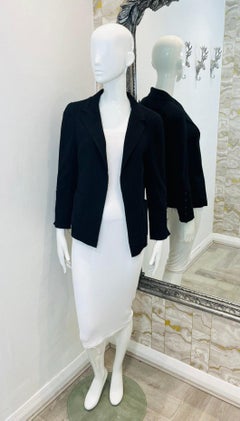 Chanel Raw-Edge Wool Jacket