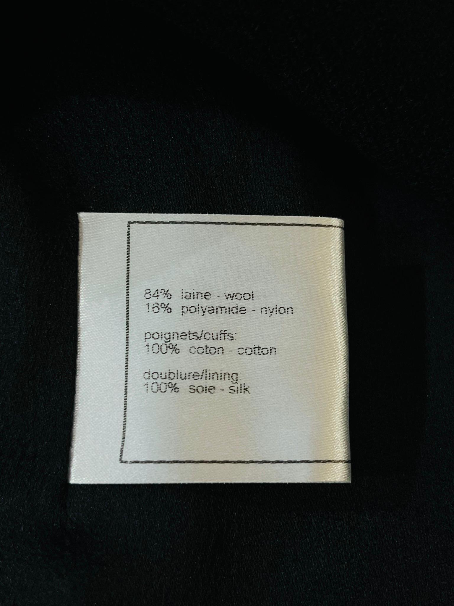 Chanel Raw-Edge Wool Jacket For Sale 3
