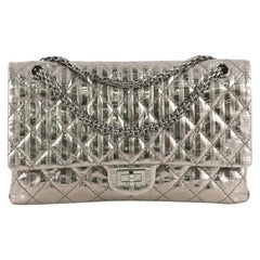 Chanel Rayures Reissue 2.55 Handbag Quilted Calfskin 225