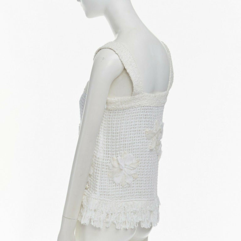 Chanel Zip-Front Tweed Midi Dress in White — UFO No More