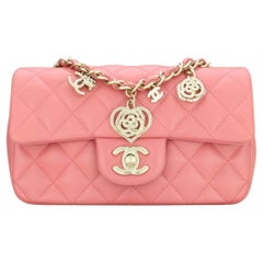 Chanel Medium Blue Quilted Lambskin Valentine Heart Charms Bag by Ann's Fabulous Finds