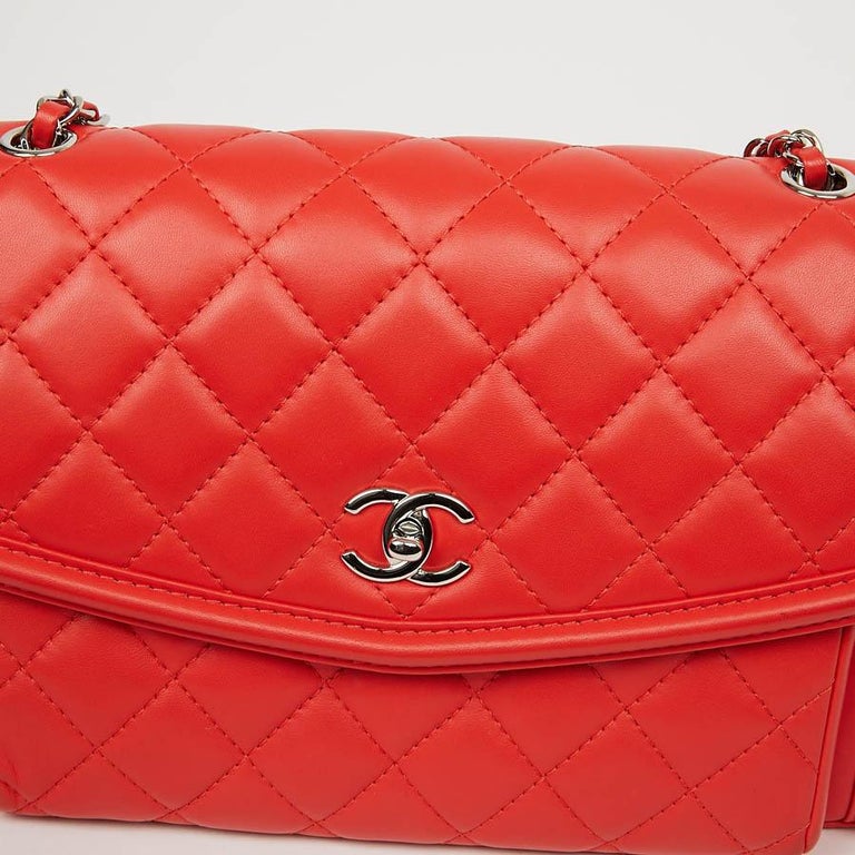 CHANEL Red Bag For Sale at 1stDibs