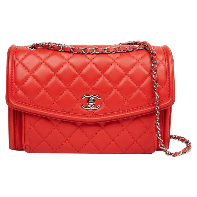 CHANEL Red Bag For Sale at 1stDibs