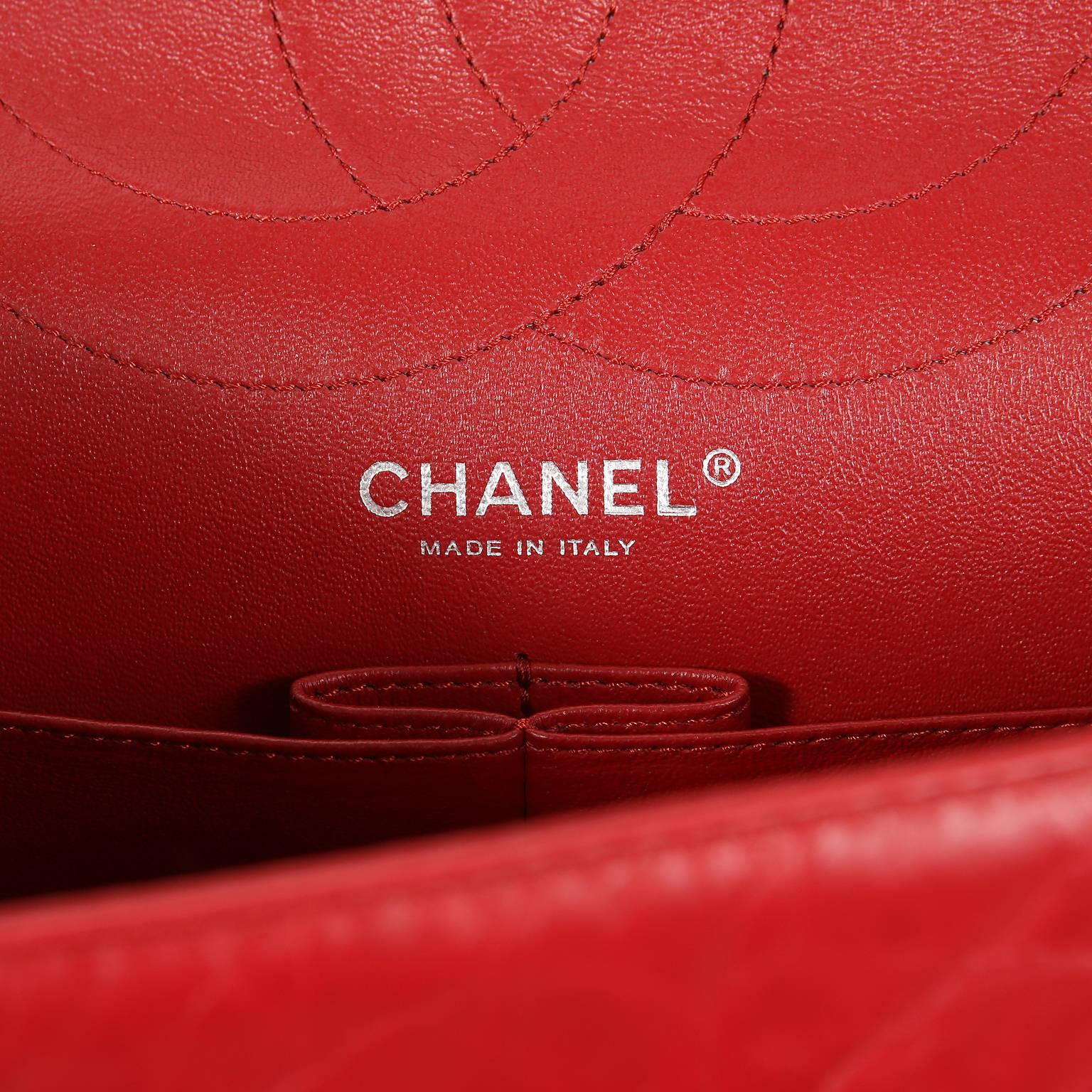 Chanel Red Calfskin 2.55 Reissue Flap Bag- 227 size 4