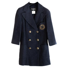 Chanel Red Carpet CC Logo Patch Tweed Jacket