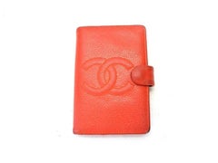Chanel Red Caviar Agenda Organizer Book 218306