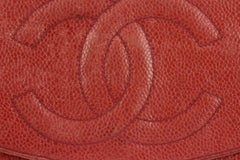 Chanel Red Caviar CC Logo Timeless Wallet 128c47