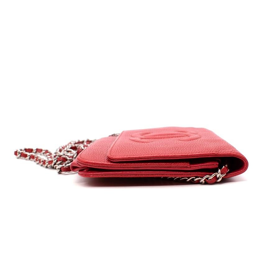 chanel woc red caviar