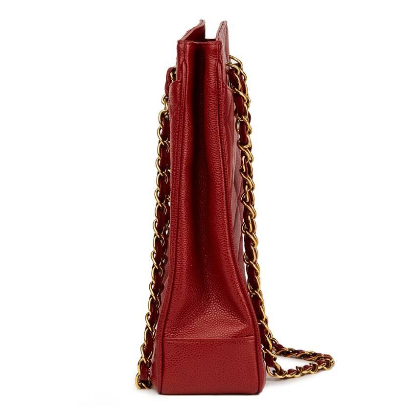 CHANEL
Red Quilted Caviar Leather Vintage XL Timeless Shoulder Bag

This CHANEL XL Timeless Shoulder Bag is in Excellent Pre-Owned Condition. Circa 1990. Primarily made from Caviar Leather complimented by Gold (24K Plated) hardware. 

Reference: