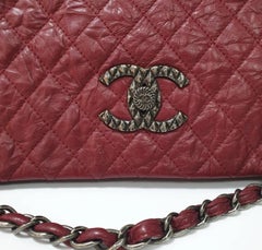 Chanel Red CC Coco Rider Flap Bag