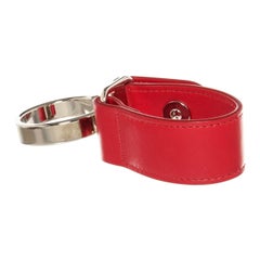 Chanel Red CC Turnlock Luggage