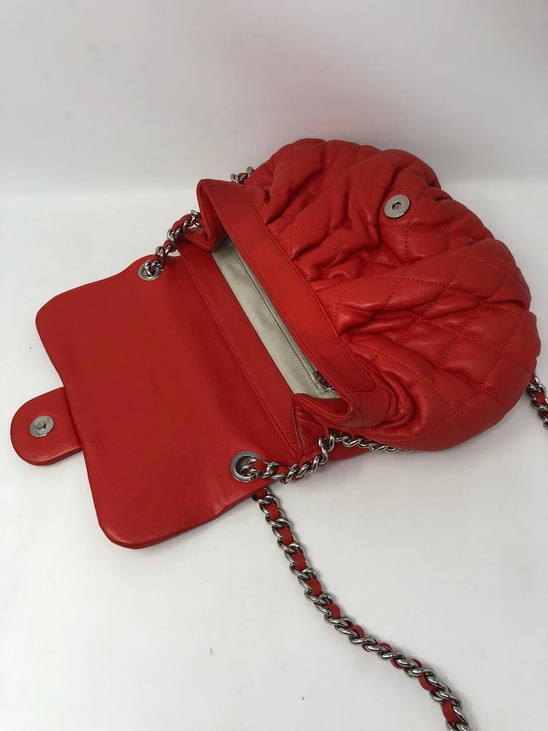 Chanel Red Chain Around Crossbody Bag For Sale at 1stdibs