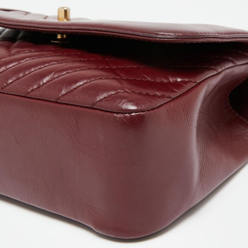 chanel chevron top handle bag