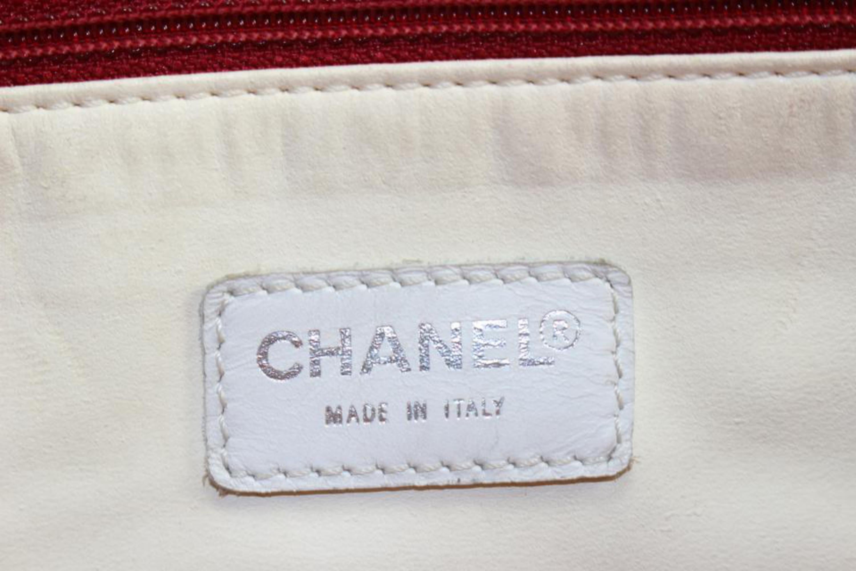 Chanel Red Coco Print Beach Tote Bag 86cz56s 2