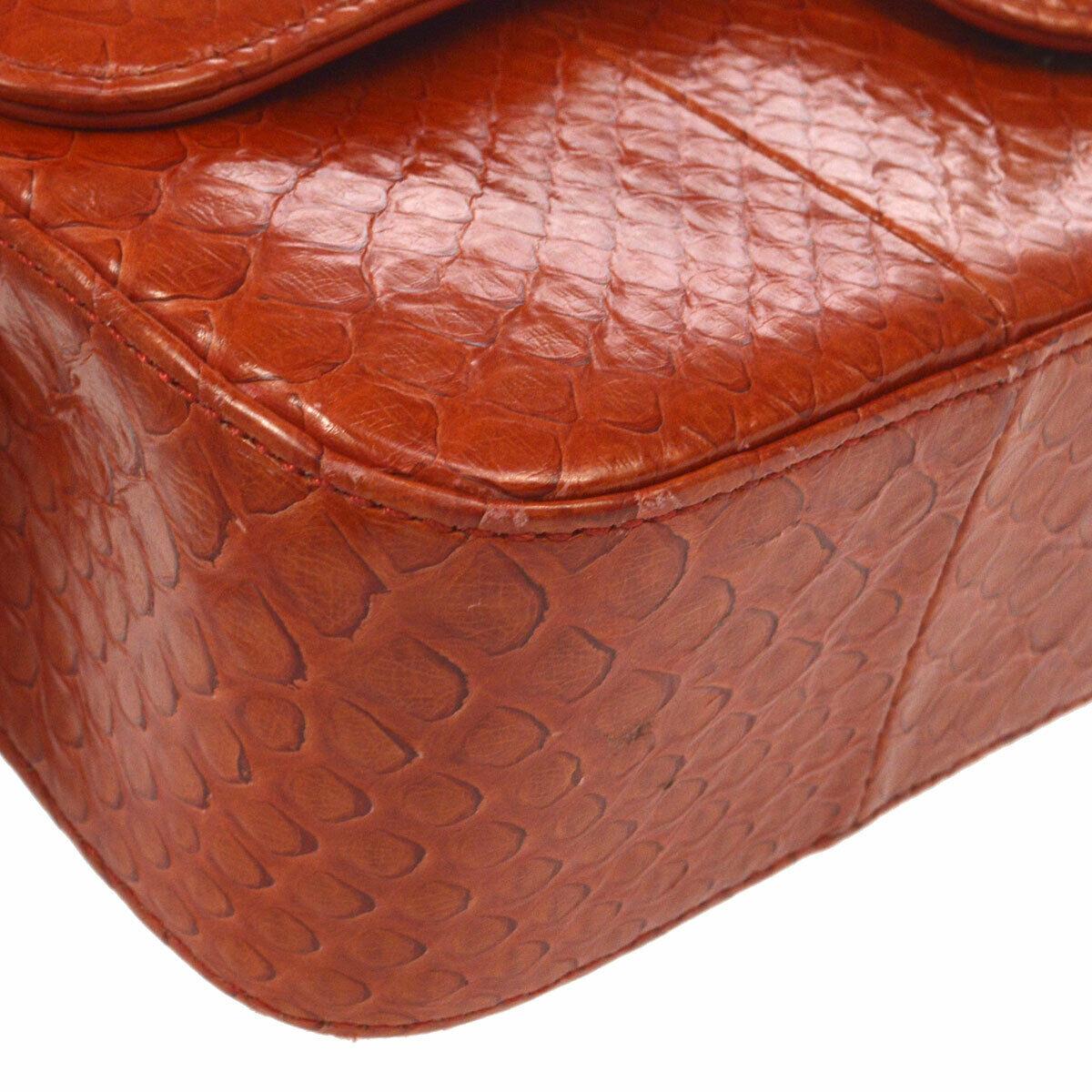 chanel bag snake leather