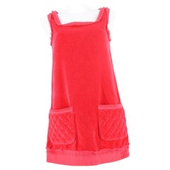 Chanel Red Dress in Cotton