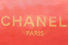 Chanel Red Holographic CC Logo Chain Tote Hologram Bag 4ck726a