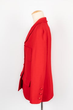 Chanel red jacket Spring-Summer 1993