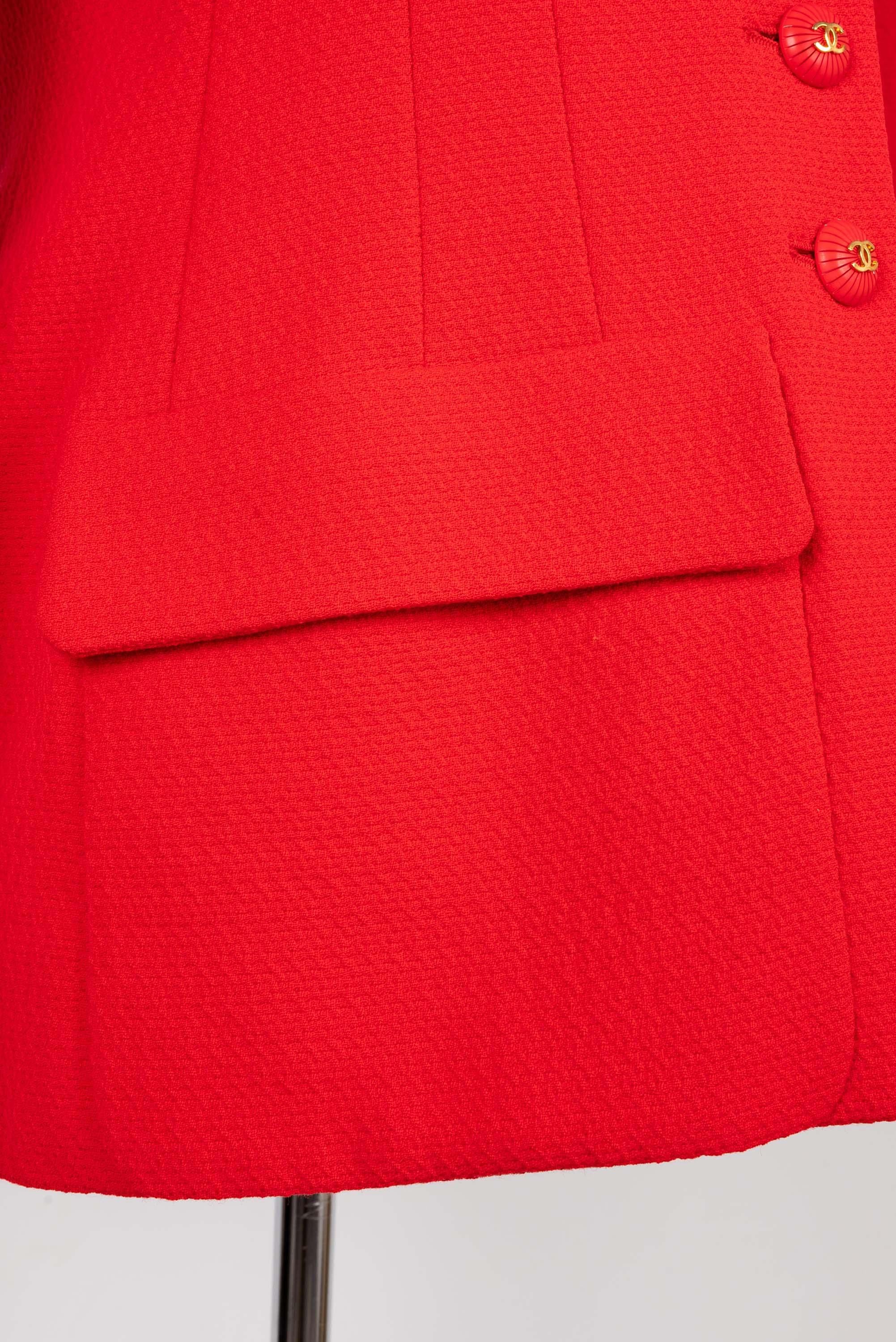 Chanel red jacket Spring-Summer 1993 2