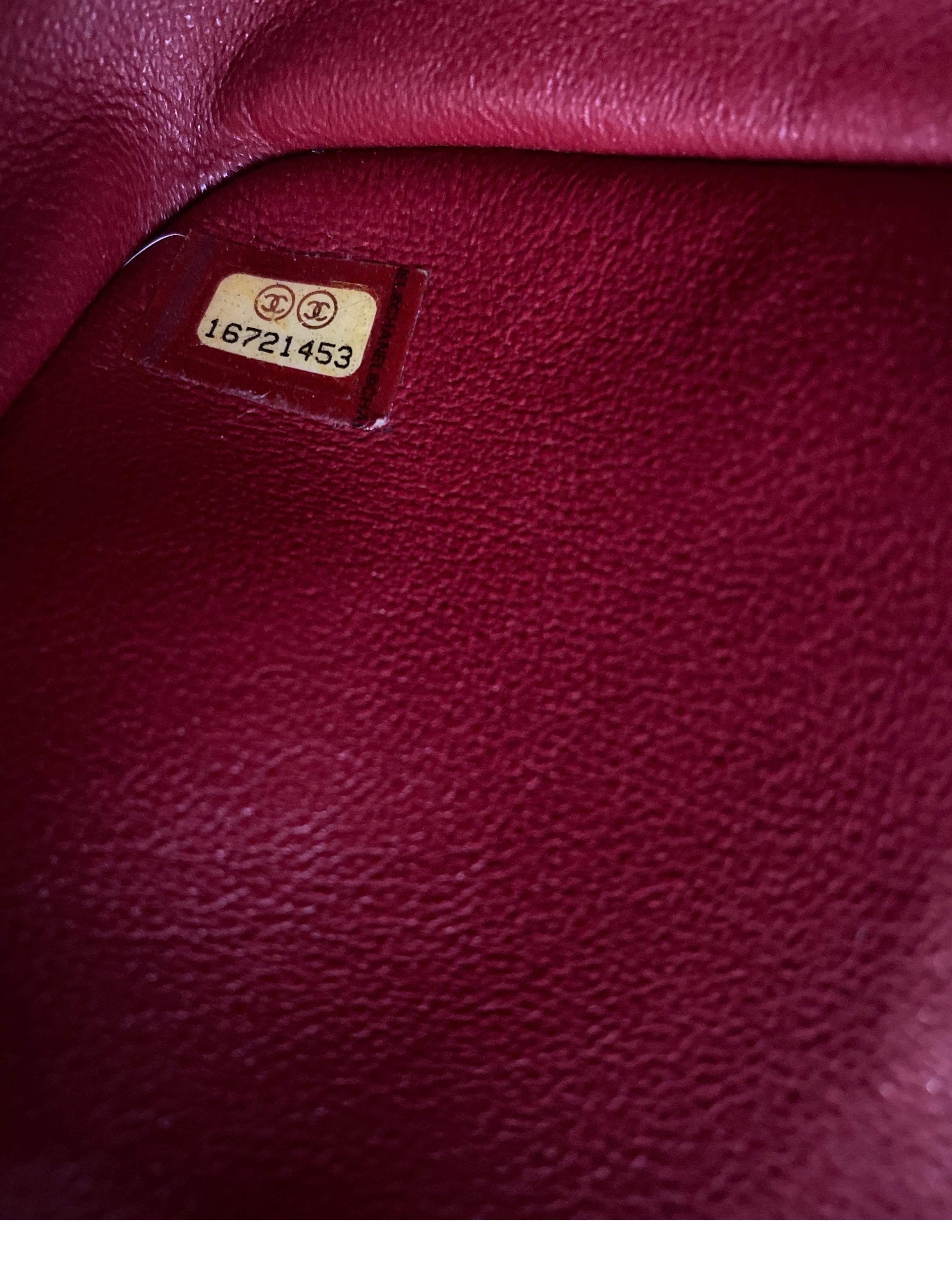 Chanel Red Jumbo Double Flap Bag  8