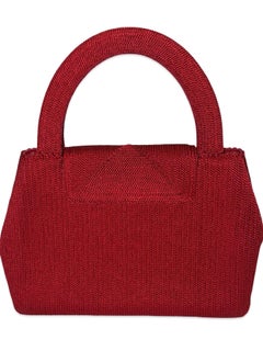 Chanel red kelly handbag
