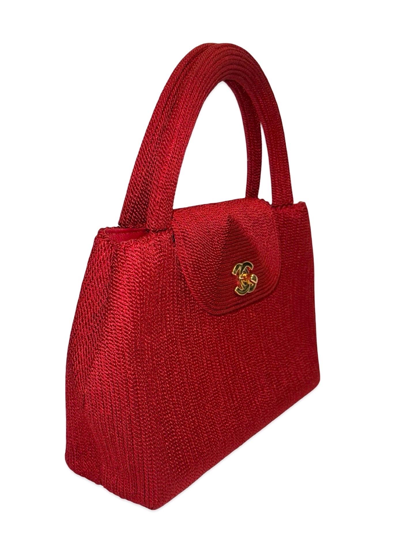 Borsa Chanel red kelly In condizioni ottime in vendita a Sheung Wan, HK