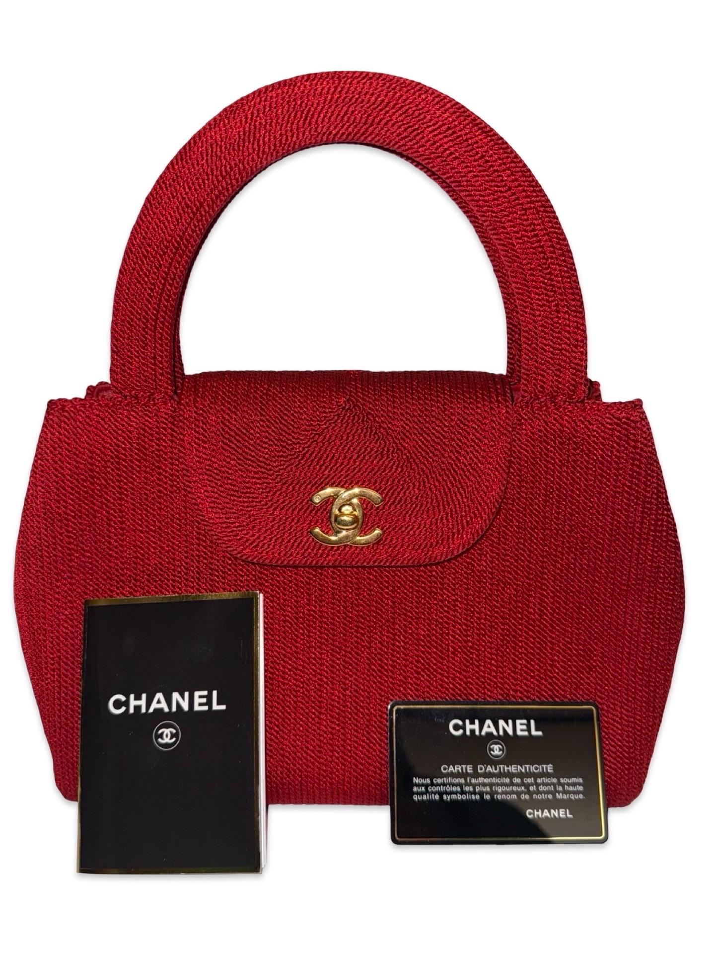 Borsa Chanel red kelly in vendita 3