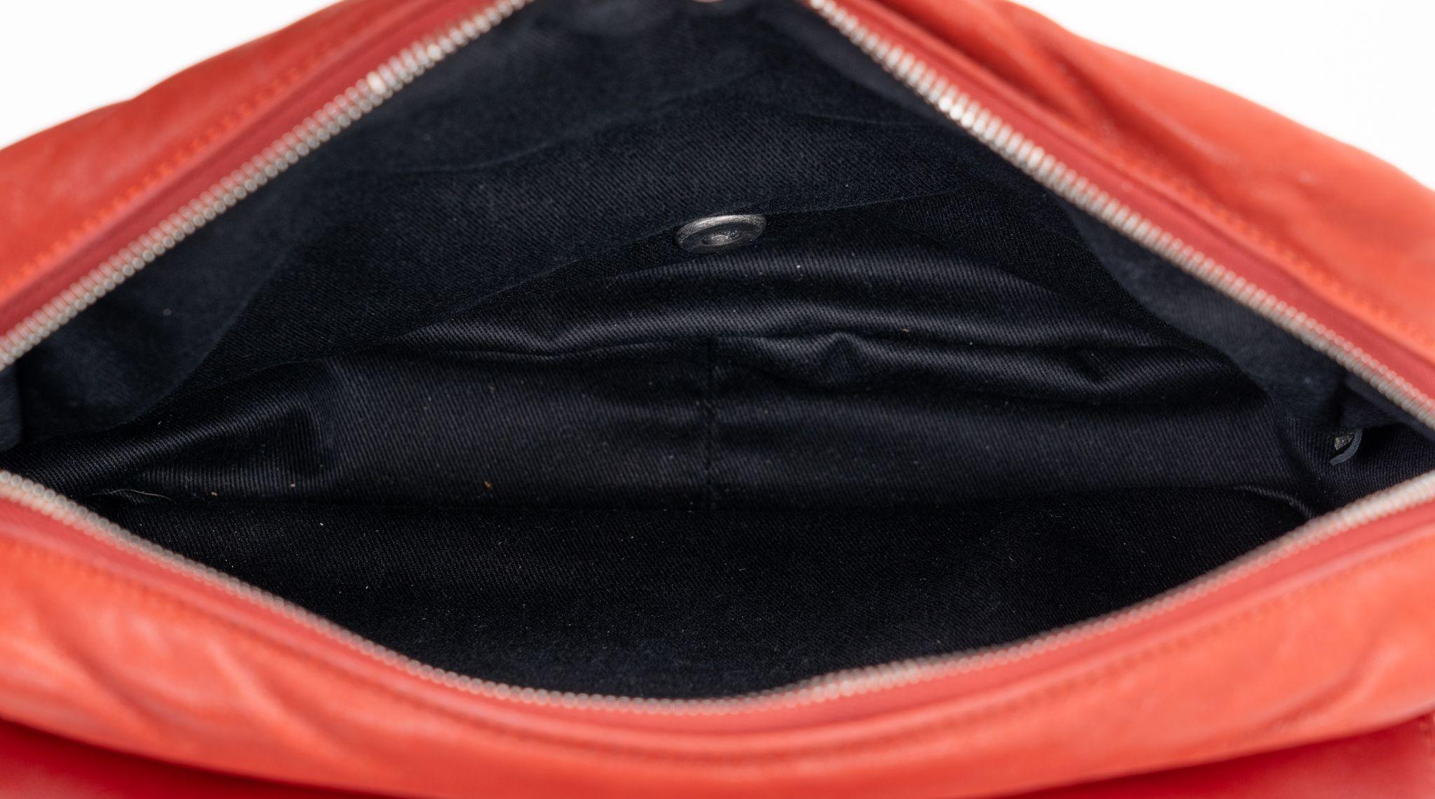 Chanel Red Large 2 Way Shoulder Bag For Sale 4