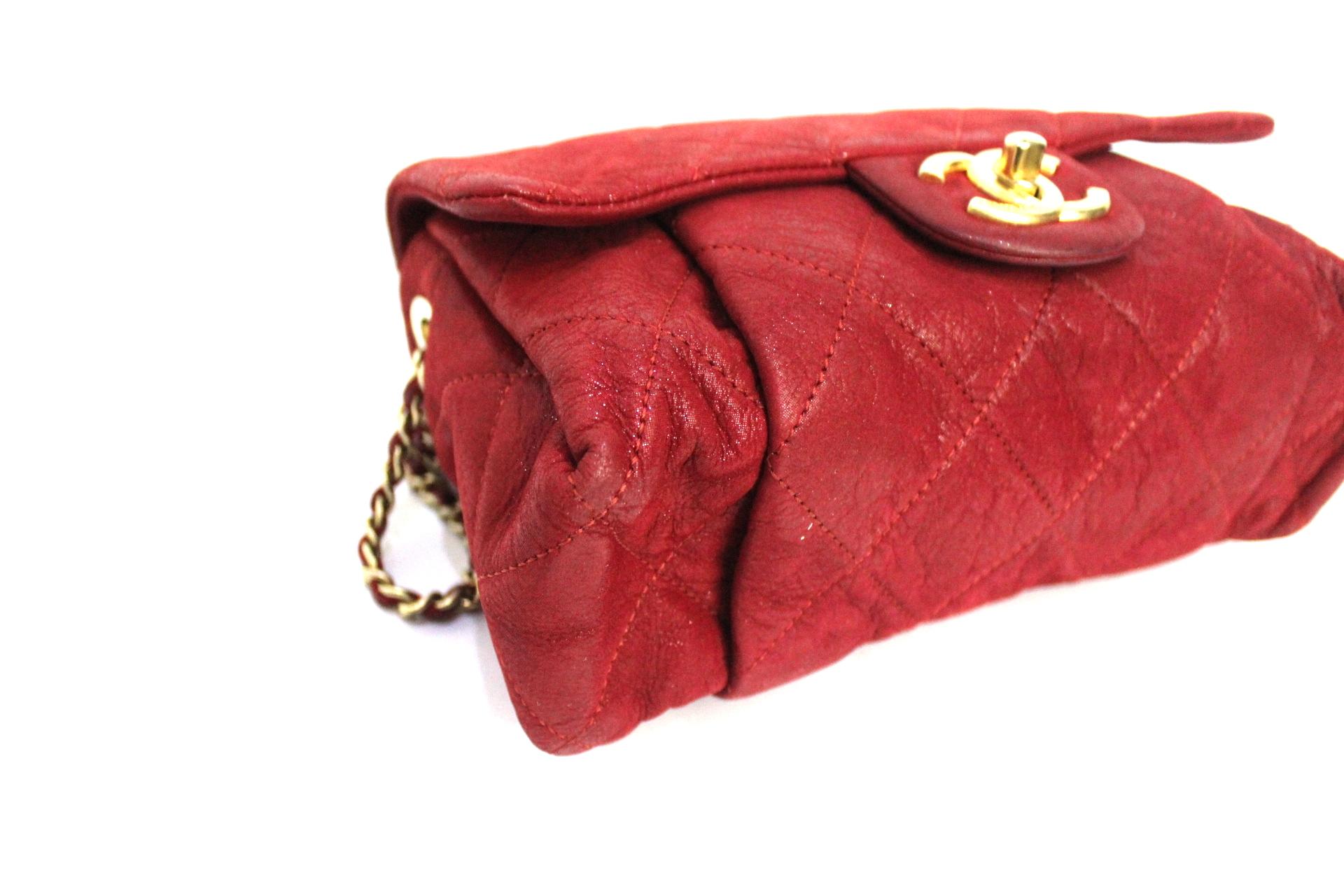 Women's Chanel Red Leather Bag