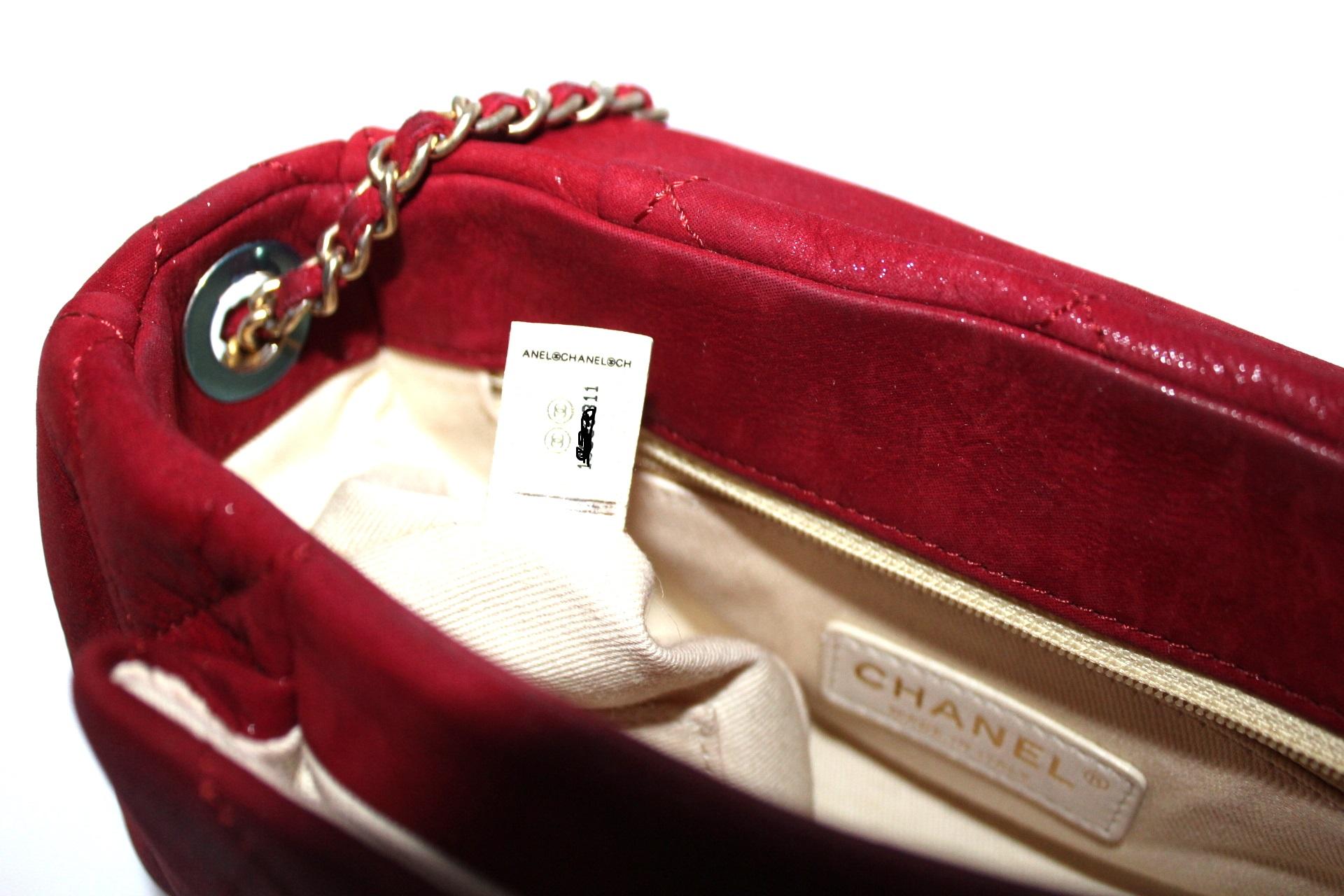 Chanel Red Leather Bag 3