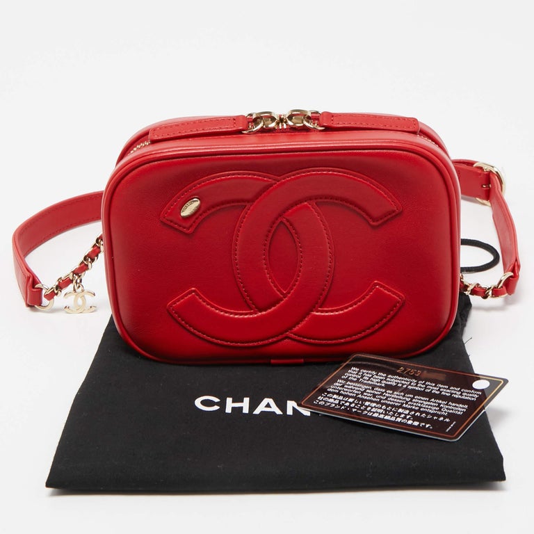 Chanel CC Mania Waist Bag - Red Waist Bags, Handbags - CHA901671