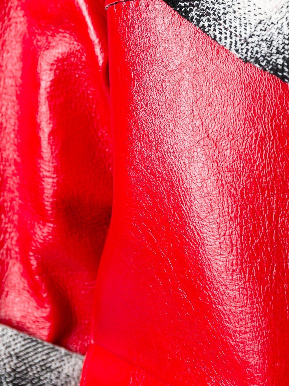 Women's Chanel Red Leather Coat