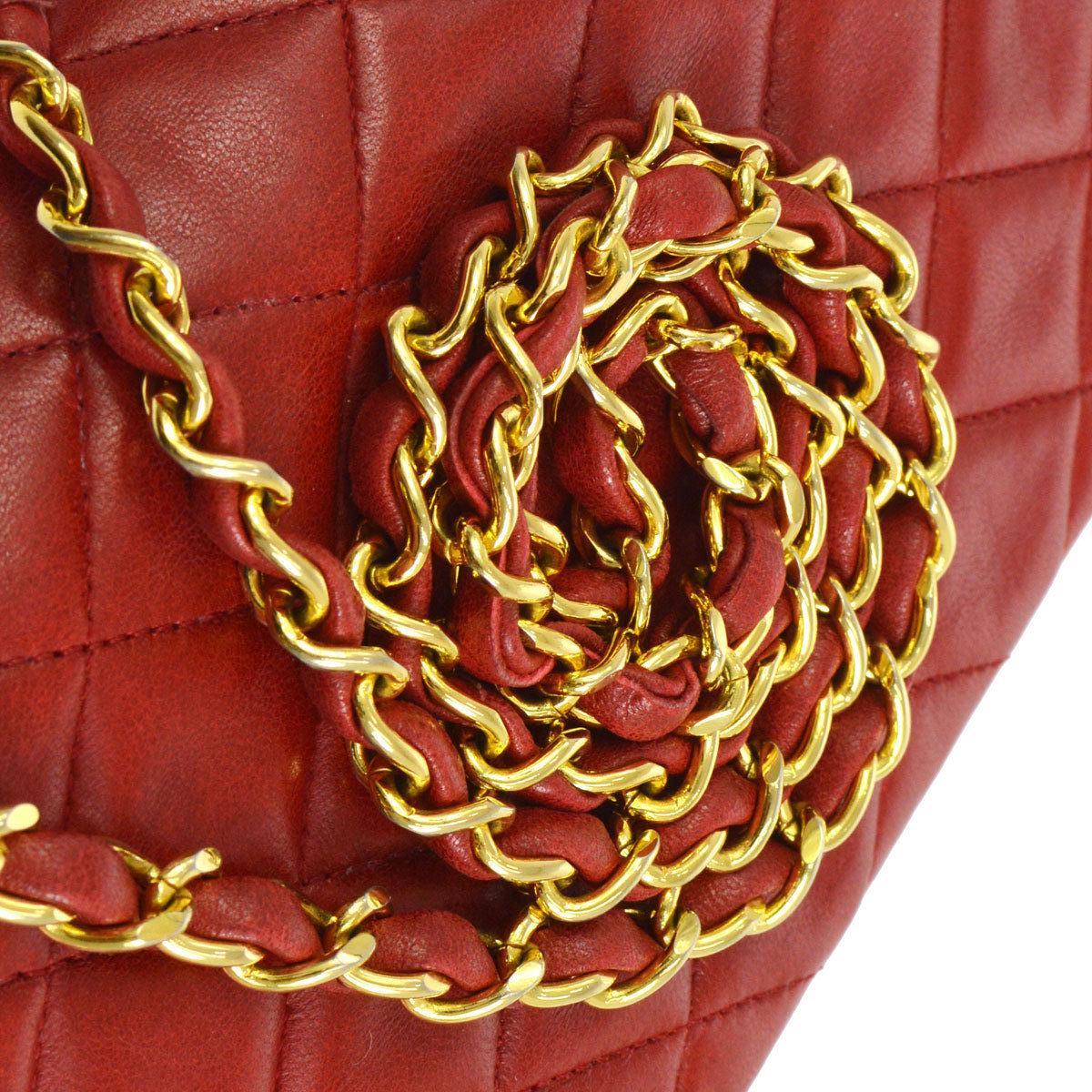 Chanel Red Leather Logo Gold Evening Small Single Shoulder Flap Bag

Leather
Gold tone hardware
Leather lining
Date code present
Made in France
Shoulder strap drop 19.5