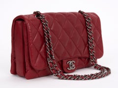 Chanel Red Maxi Accordion Flap Bag