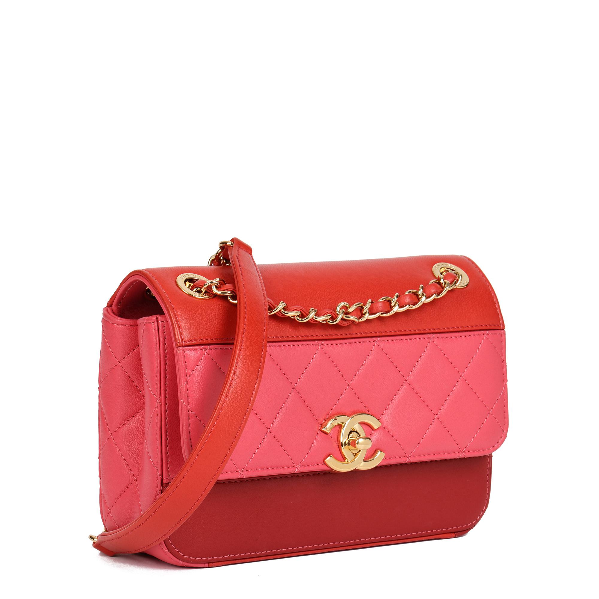 CHANEL
Red, Orange & Pink Quilted Lambskin Mini Classic Single Flap Bag

Serial Number: 28614889
Age (Circa): 2019
Accompanied By: Chanel Dust Bag, Authenticity Card
Authenticity Details: Authenticity Card, Serial Sticker (Made in Italy)
Gender: