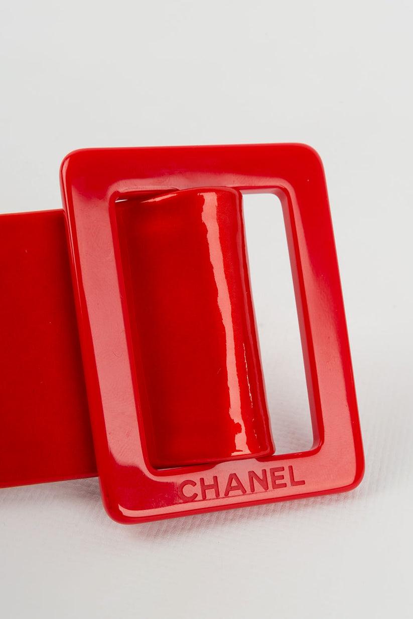 Chanel Red Patent Leather with a Bow Belt Spring, 2008 8