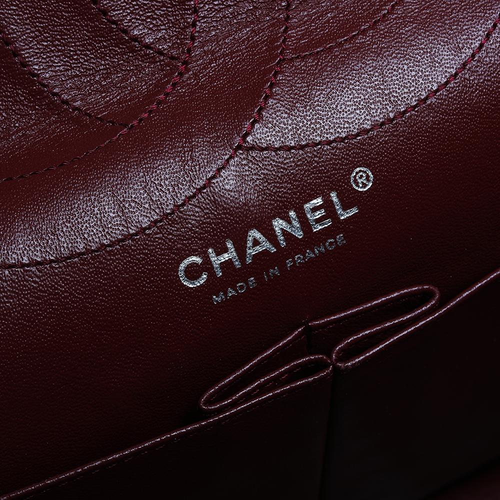 Chanel Red Quilted Caviar Leather Jumbo Reissue 2.55 Classic 227 Flap Bag 3