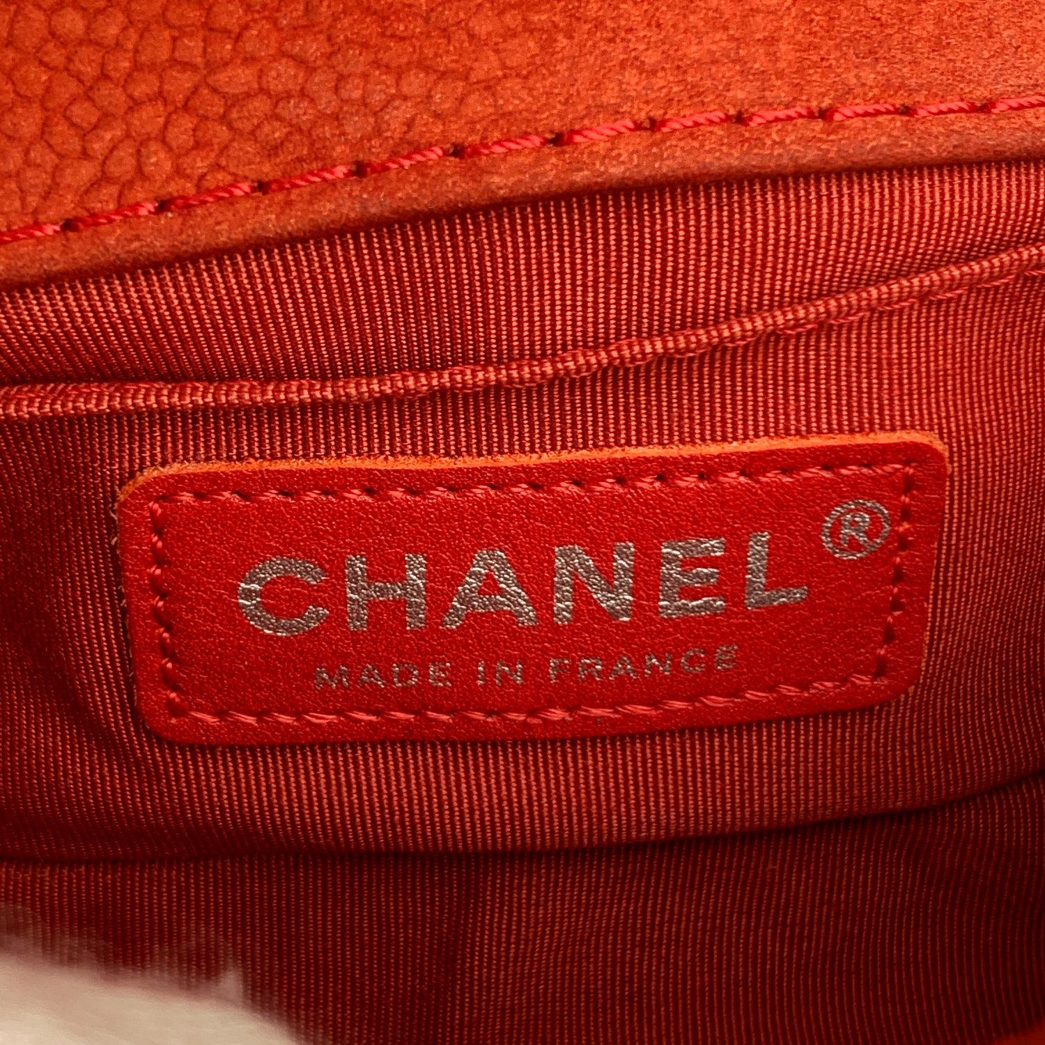 Chanel Red Quilted Caviar Leather Mini Boy Shoulder Bag 4