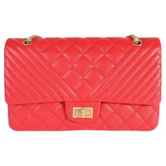 Chanel 2.55 Reissue 227 Double Flap Bag - White Shoulder Bags, Handbags -  CHA814164