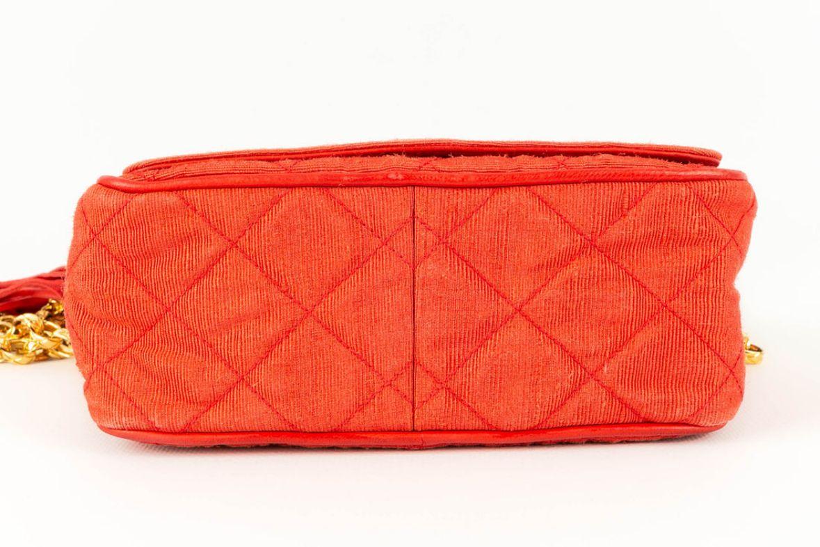 Chanel Red Quilted Cotton Bag, 1989/1991 2