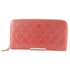 chanel wallet red caviar