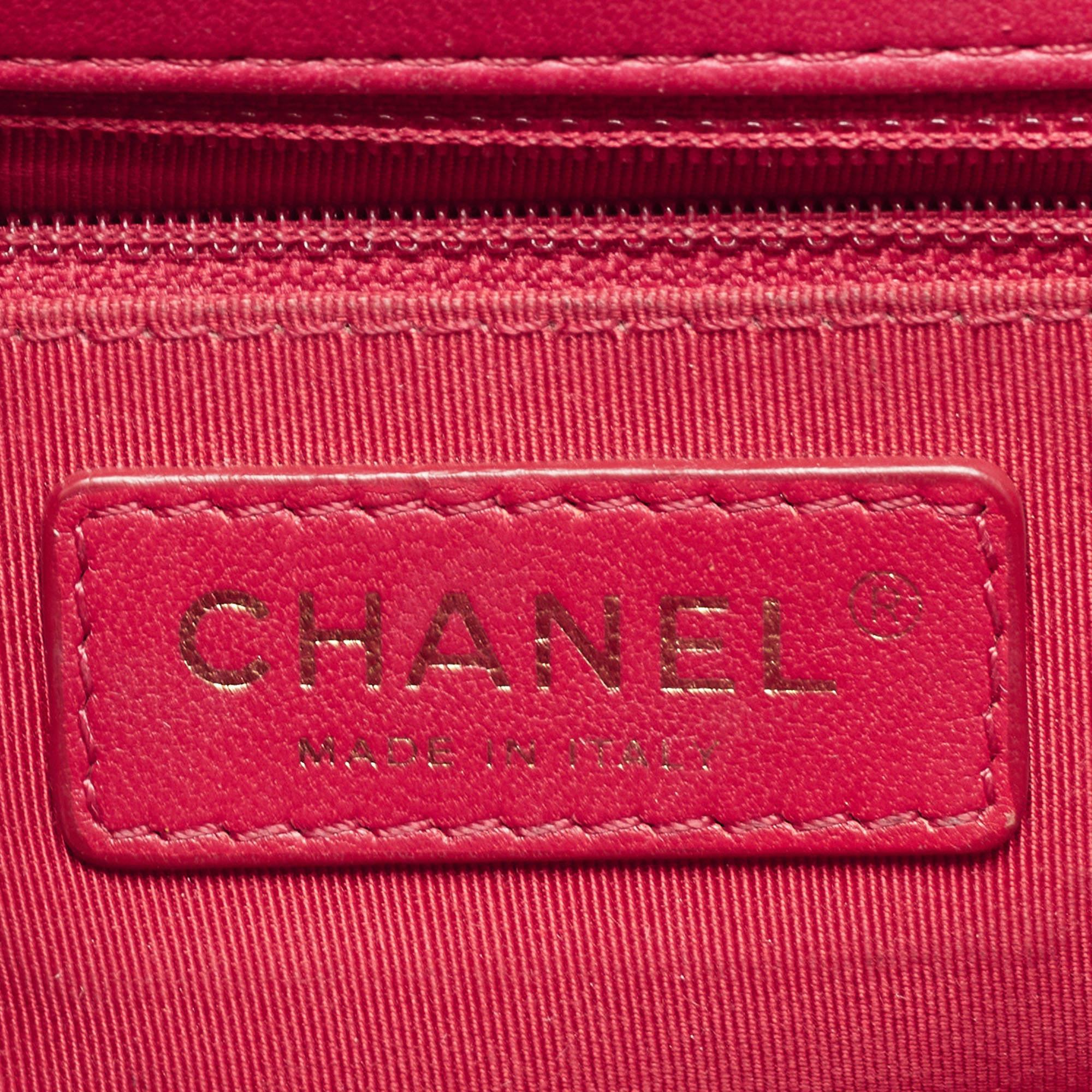 Chanel Red Quilted Leather Medium Mademoiselle Chic Flap Bag 6