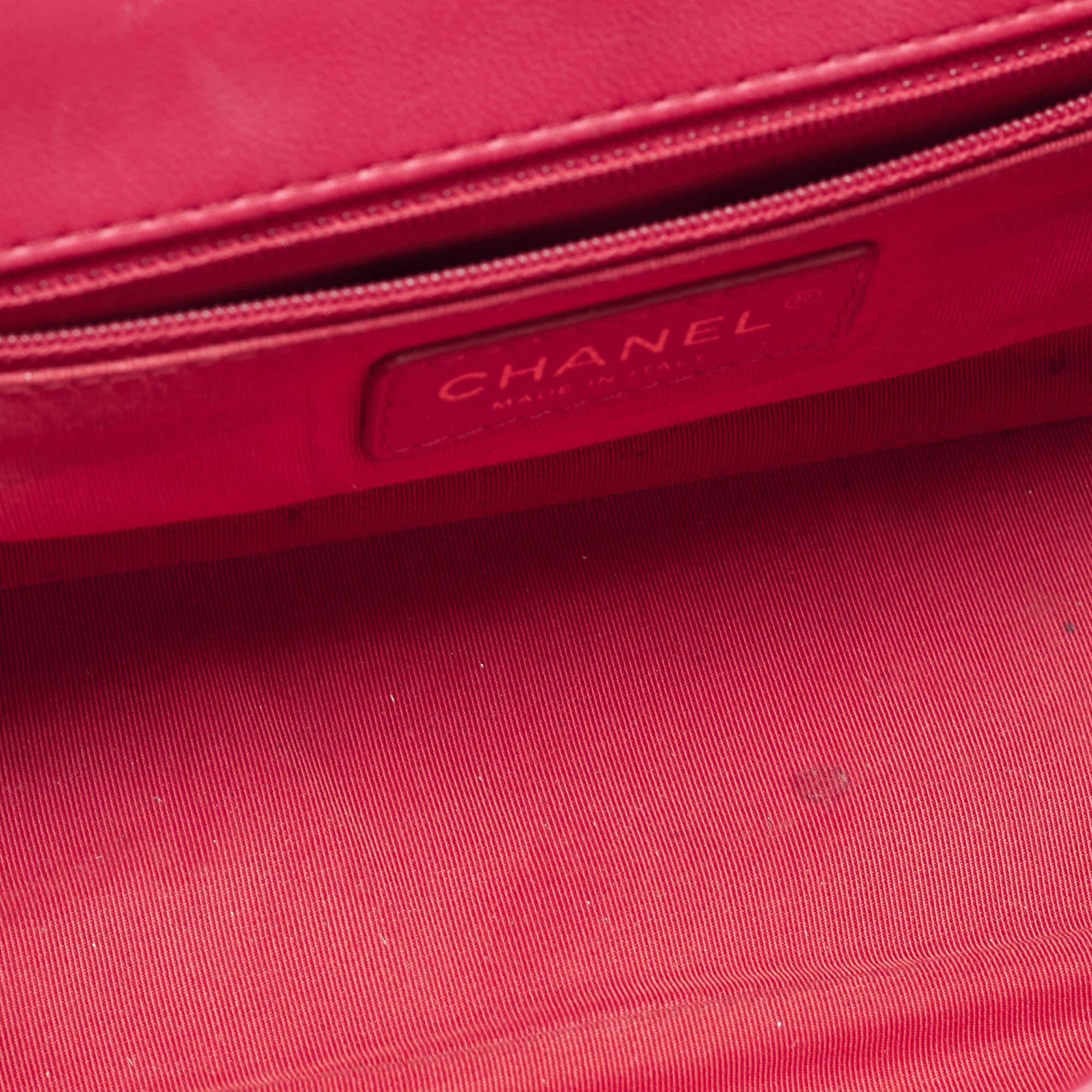 Chanel Red Quilted Leather Medium Mademoiselle Chic Flap Bag 5