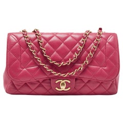 Chanel Red Quilted Leather Medium Mademoiselle Chic Flap Bag