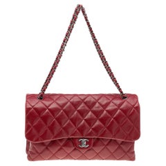 Chanel 3 Accordion Bag Quilted Lambskin Maxi