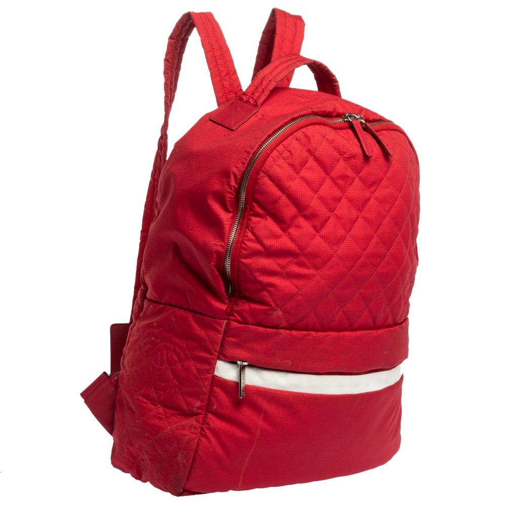 kappa backpack red